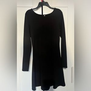 Black A-line Dress